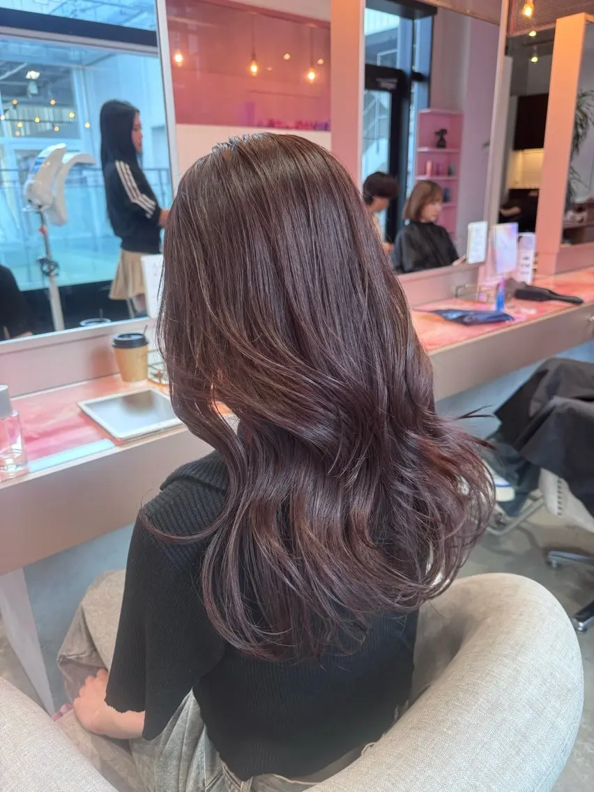 ロング カット ヘアカラー 艶カラー✨レイヤー 𝐚𝐲𝐚𝐤𝐚のヘアスタイル