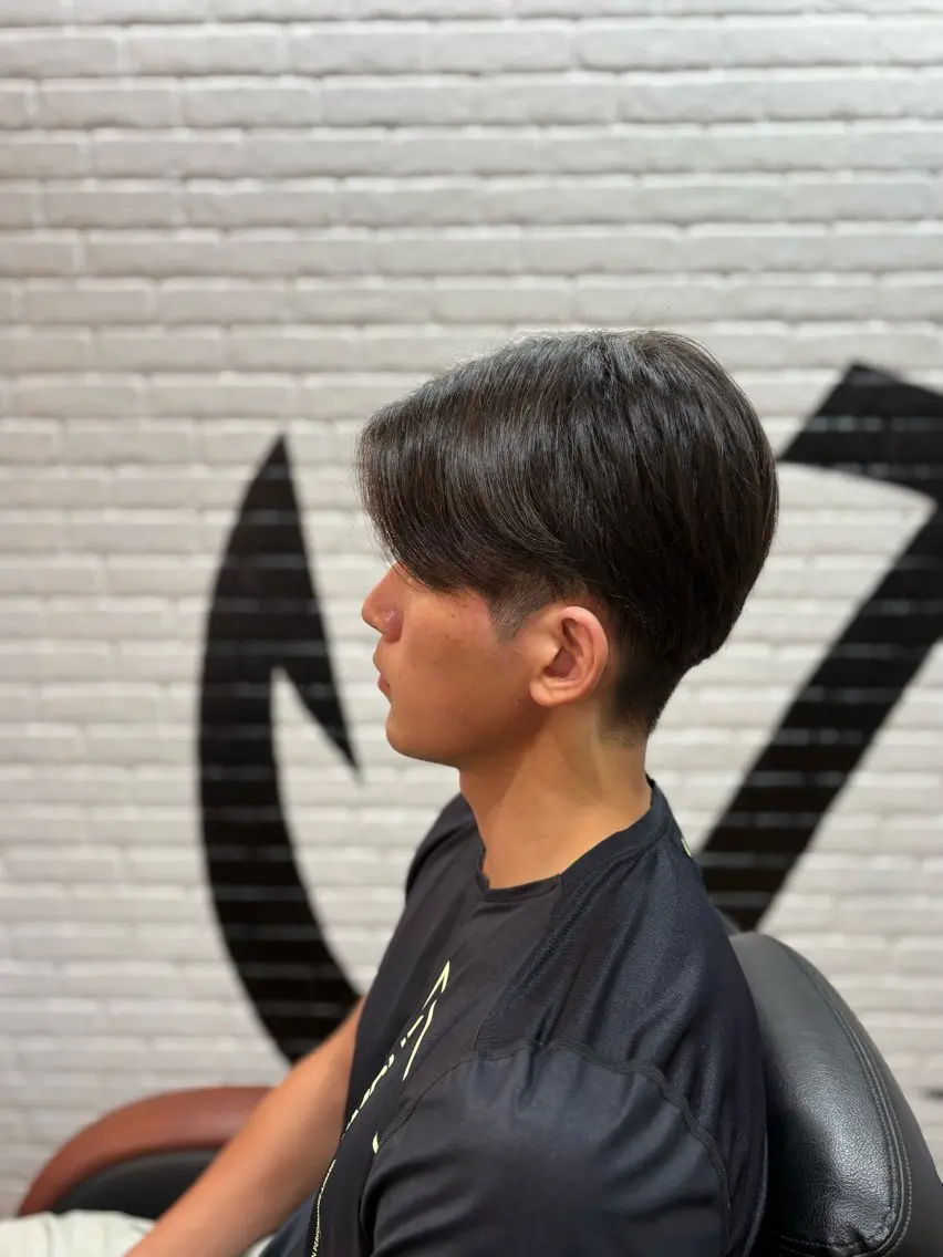 ミディアム メンズ 那須 正昭のヘアスタイル