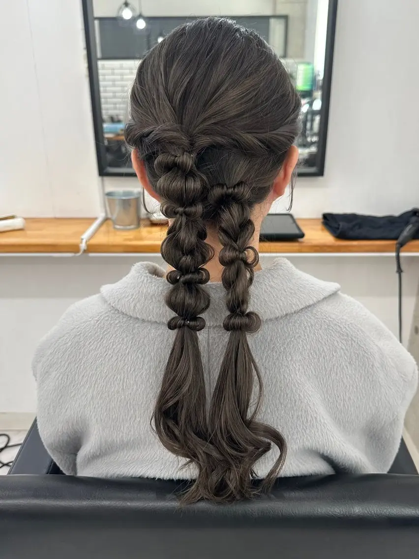 ヘアアレンジ ヘアセット 🎀透明感 カラーHiROEのヘアスタイル