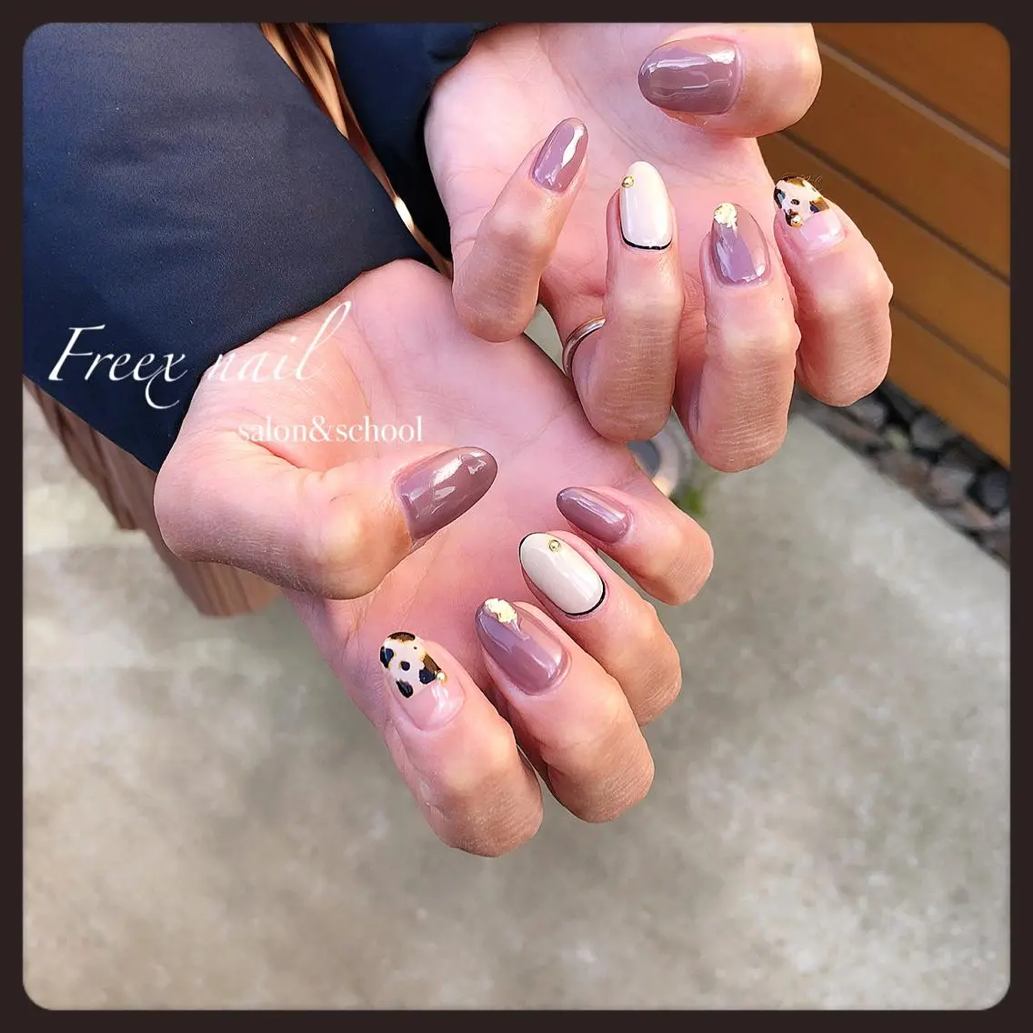 ネイル ハンドネイル ハンドケア freex nail /ニュアンス/個性派のネイルデザイン