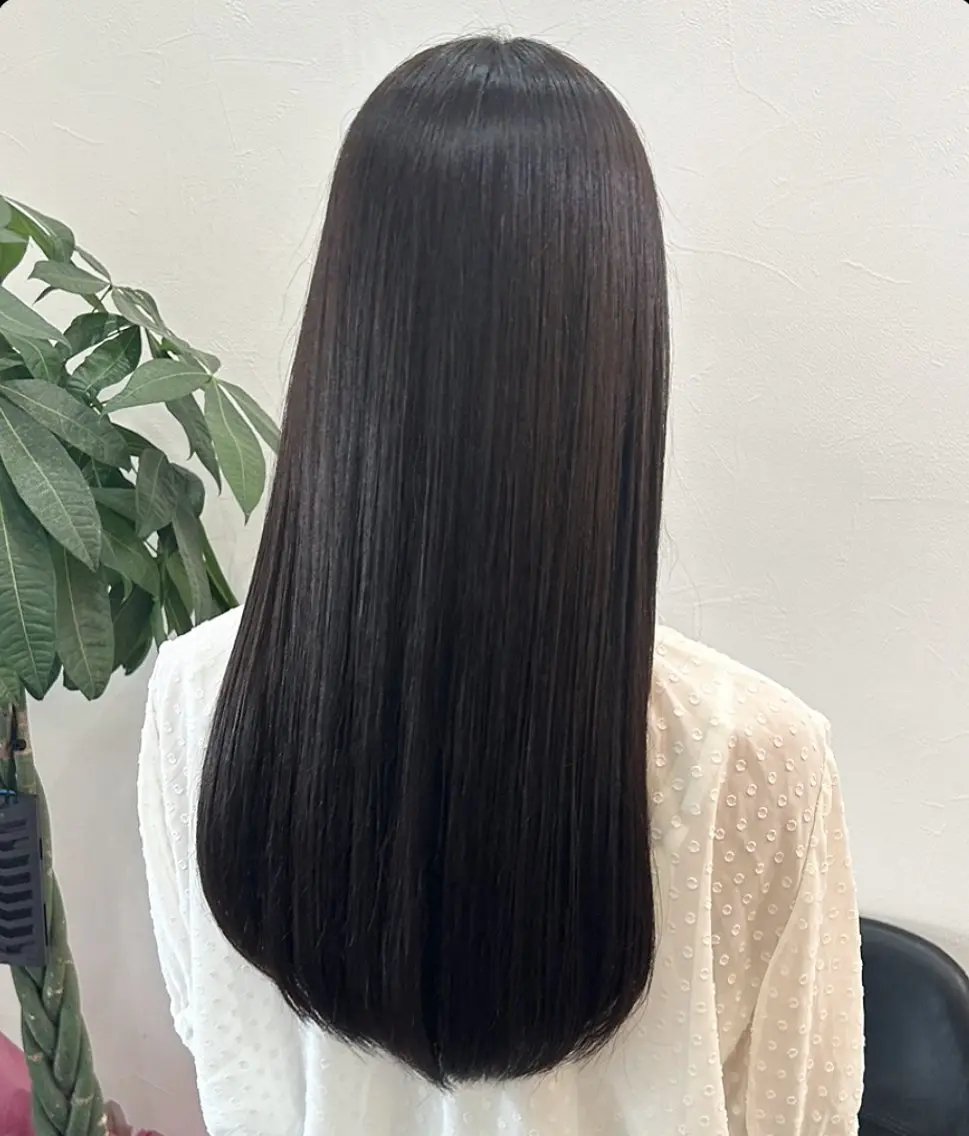 ロング カラー 🦋Yui🦋透明感 /ベージュ/Wカラーのヘアスタイル