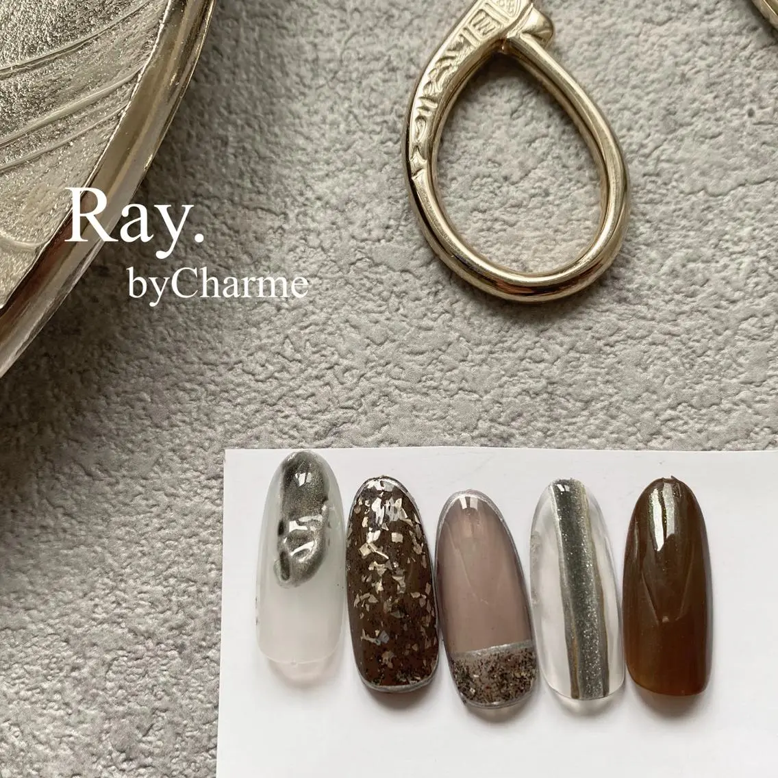 ネイル Ray. /綺麗目ニュアンスのネイルデザイン