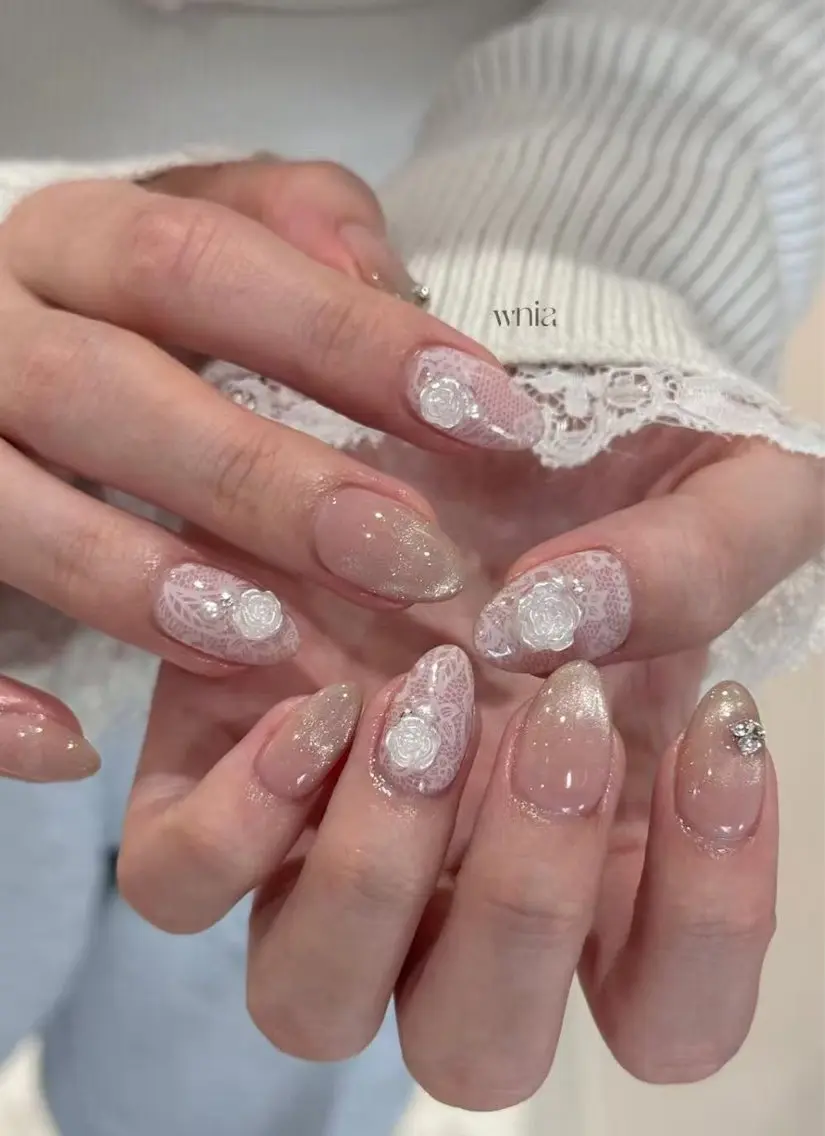 ネイル チークネイル 長さ出し フットネイル フレンチネイル ジェルネイル ハンドネイル Fancy nail salonのネイルデザイン