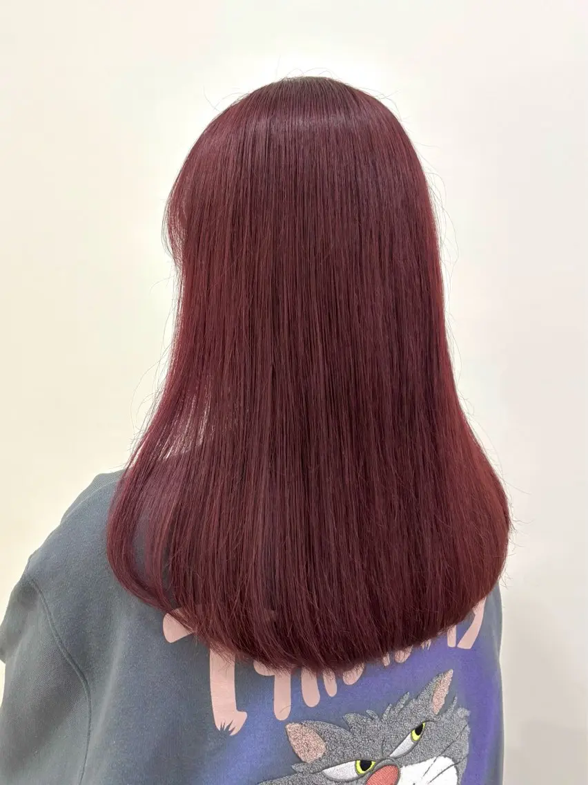 セミロング カット ヘアカラー トリートメント 🎀クロスパーマ/ ボブ🎀MOMONAのヘアスタイル