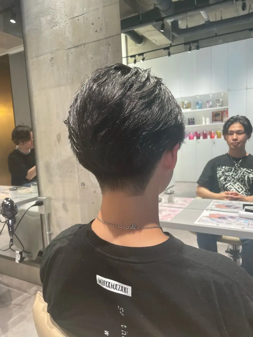 メンズ 無料ショートモデル 募集中❗️秋山ひらいのヘアスタイル