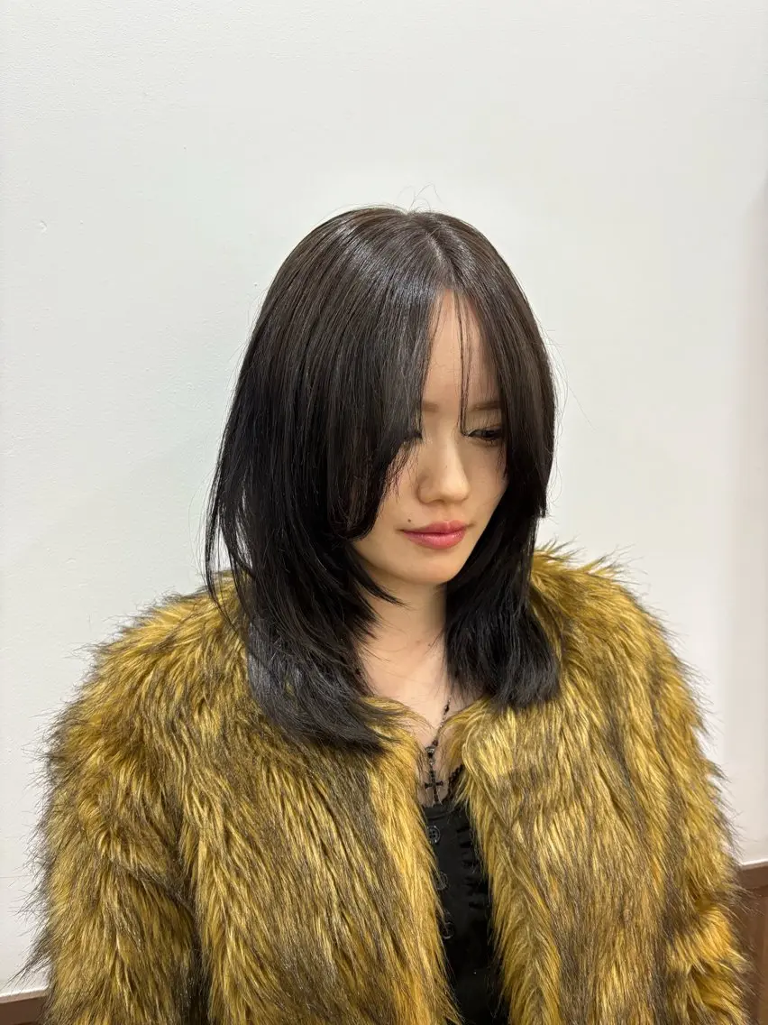 ミディアム レイヤーカット 熊田 秀佳　川口店のヘアスタイル