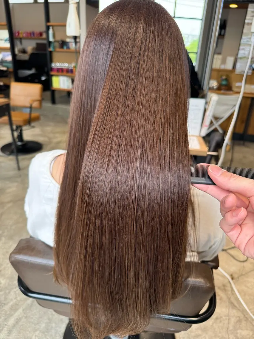 セミロング 髪質改善 トリートメント 永田竜一/ 先着モデル募集中のヘアスタイル