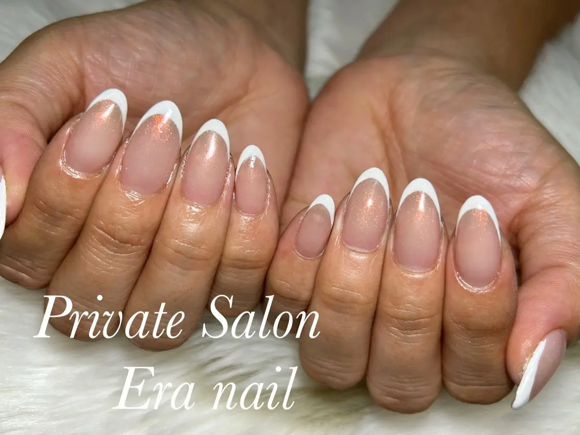 ネイル フレンチネイル ハンドネイル Era nailのネイルデザイン