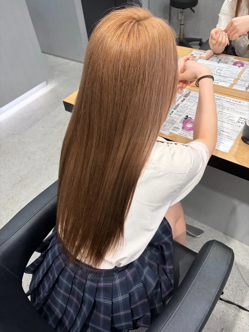 ロング カラー 💎トレンドカラー 💎桃羽のヘアスタイル