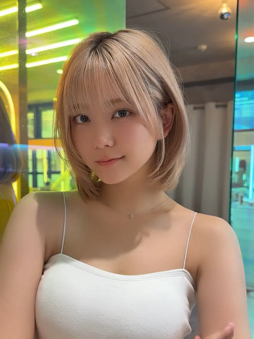💓新生活応援💓ブリーチ1回+カラー+髪質改善トリートメントの写真