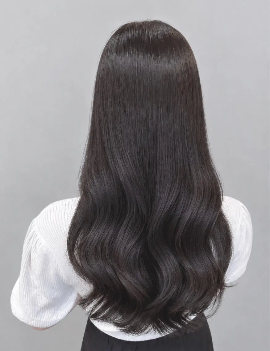 ロング カラー ヘアカラー トリートメント 上品♡ブラウン💎 アレンジ🩰Rimiのヘアスタイル