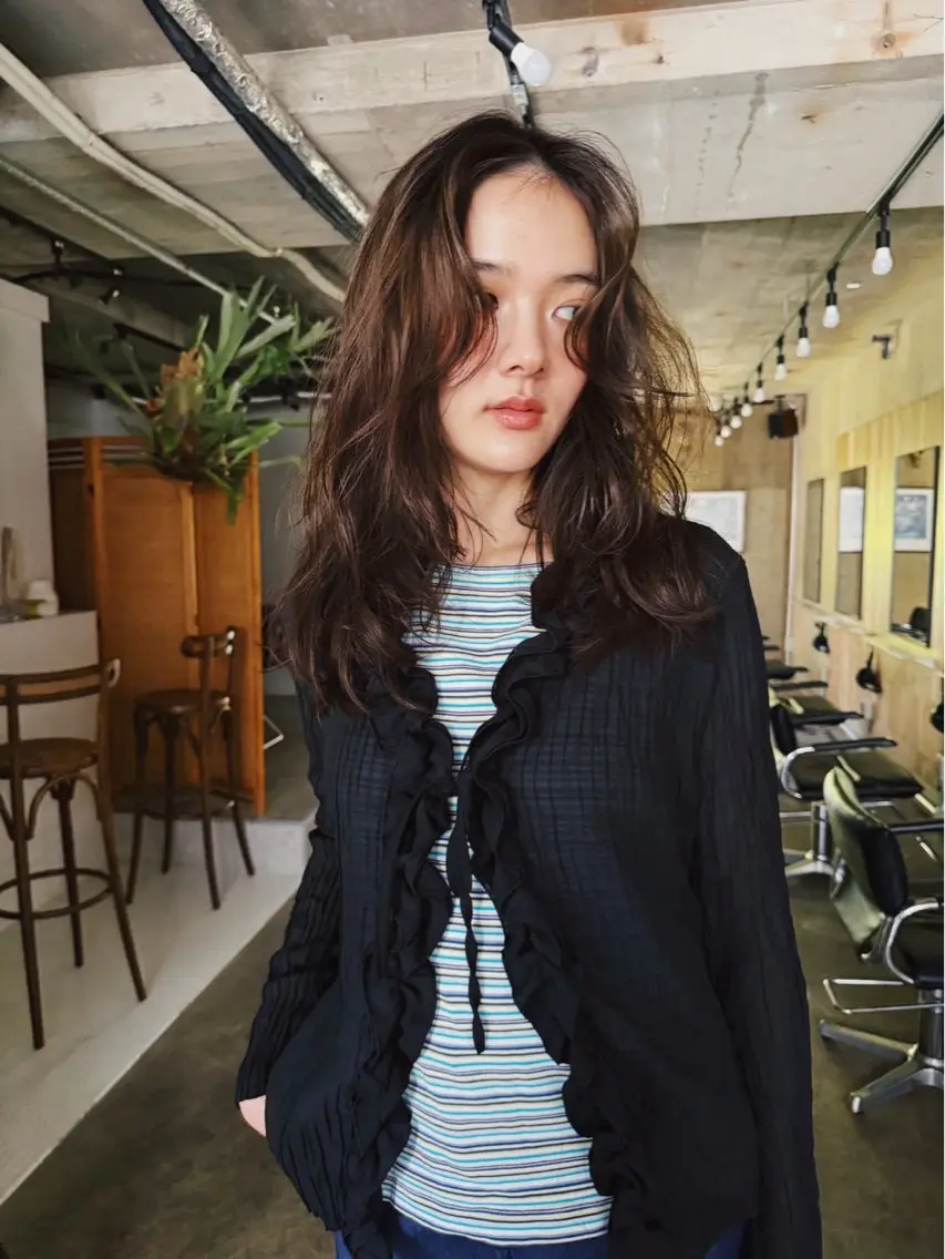 ロング カット ナガミ ショウのヘアスタイル