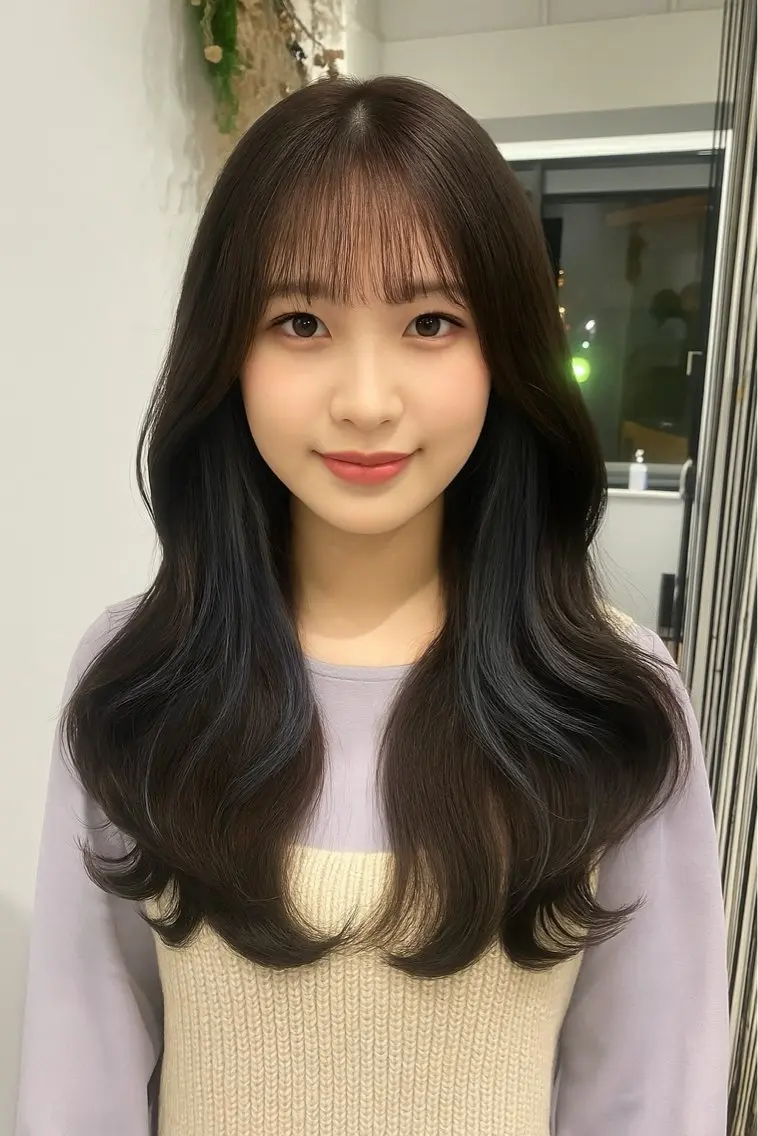 セミロング カラー ヘアカラー トリートメント 年間1500人担当 代表　南一路のヘアスタイル