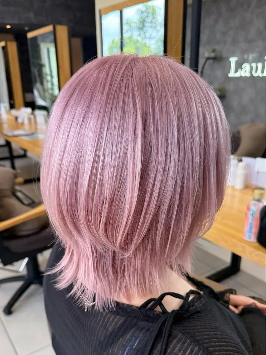 ショート カラー ベージュカラー ブリーチ ケアブリーチ 透明感カラー ダブルカラー カット ヘアカラー トリートメント 🪼かえで🪼臼井 髪質改善/縮毛矯正のヘアスタイル