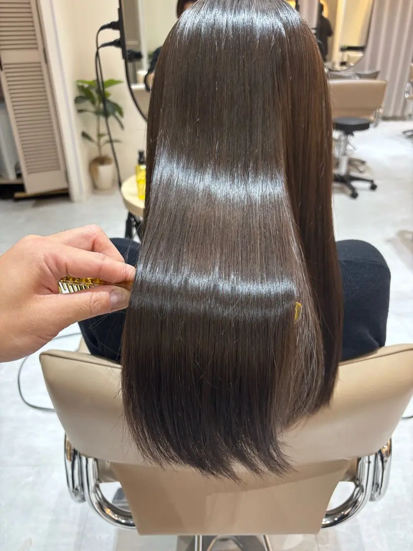 地毛風矯正✨×髪質 改善⭐️NOJIのヘアスタイル