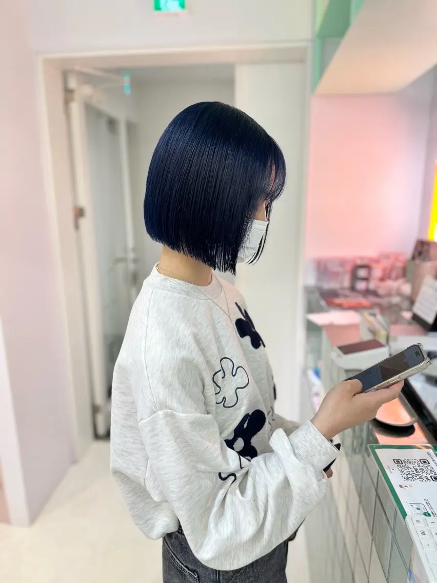 ミディアム カラー カット 🩵KUREA🩵 /似合わせカットのヘアスタイル
