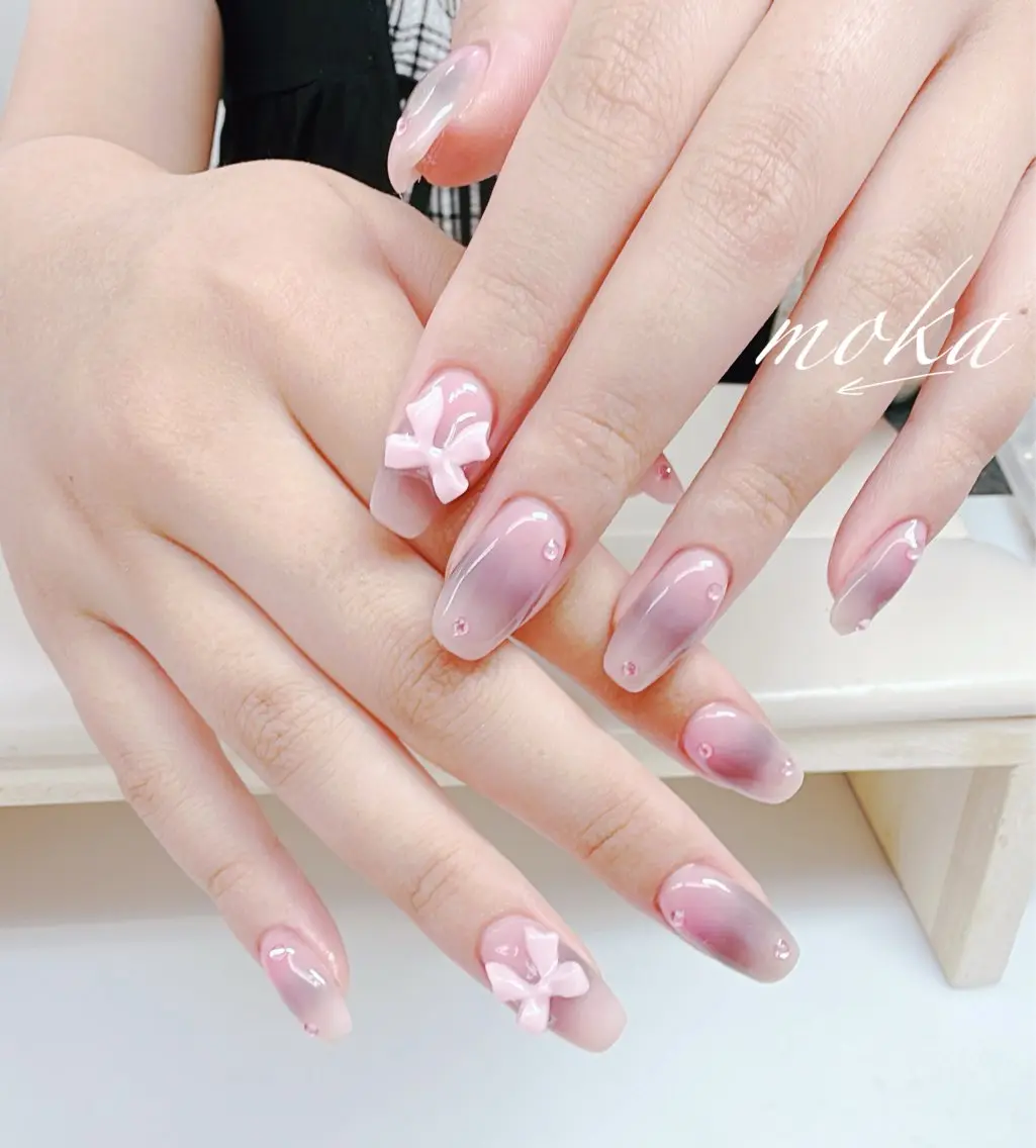 ネイル ハンドネイル ハンドケア 胡蝶蘭レディースサロ ンNailMOKAのネイルデザイン
