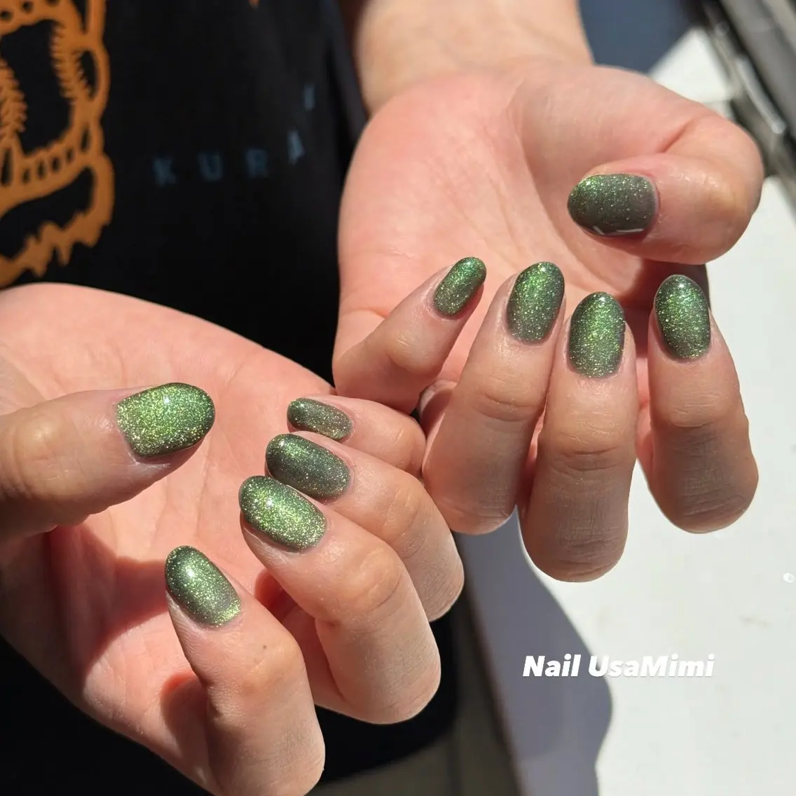 ネイル マグネットネイル 本町ネイルNail UsaMimiのネイルデザイン