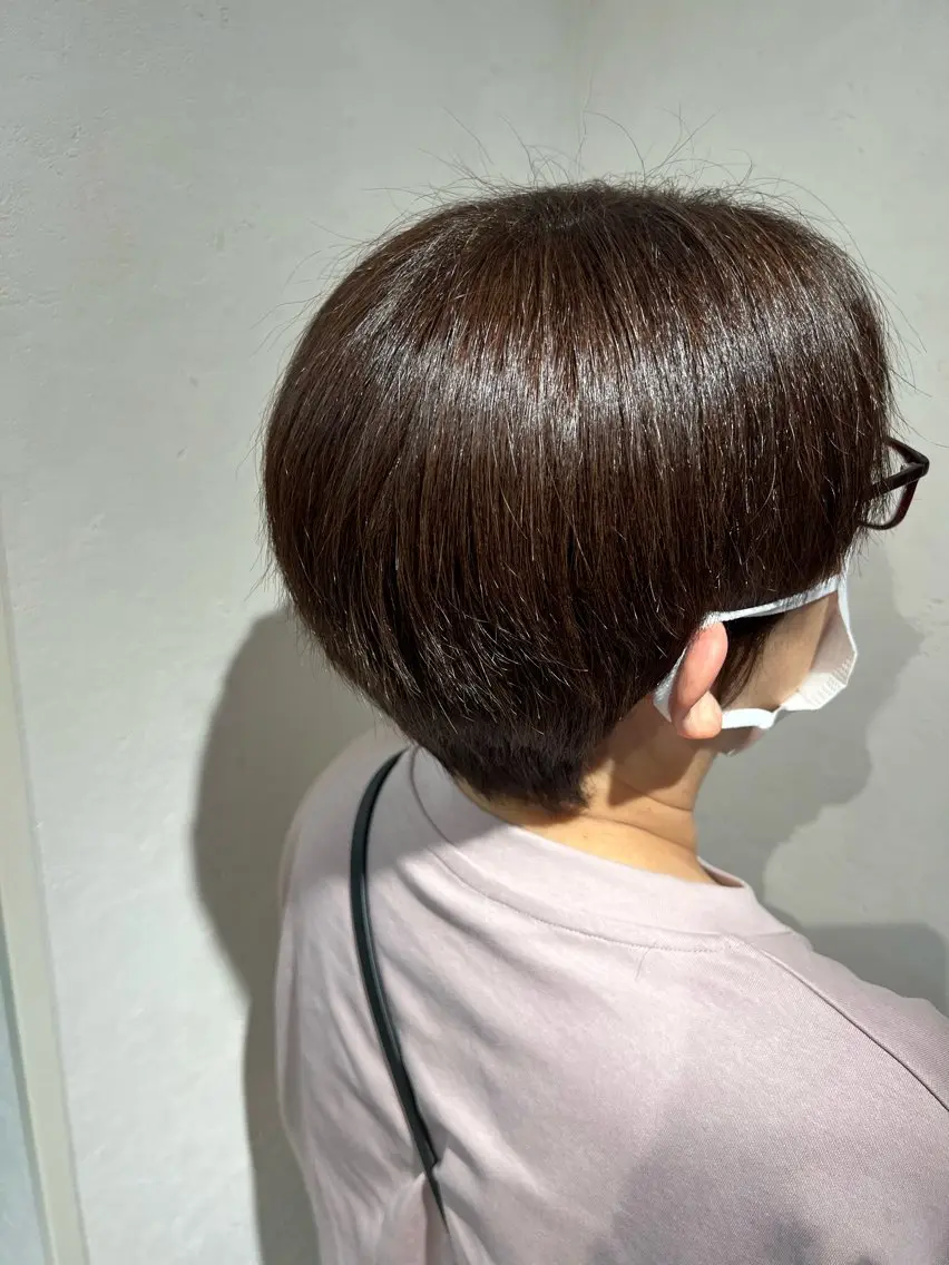 ショート カット ヘアカラー トリートメント パーマ/ハイトーン /吉田眞のヘアスタイル