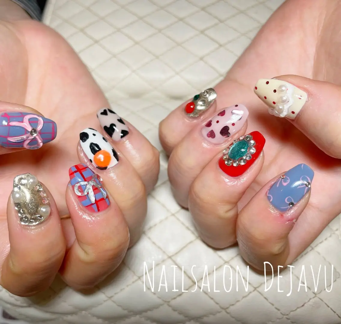 ネイル アートネイル 持ち込み ハンドネイル Nail salon Dejavu 🌿のネイルデザイン