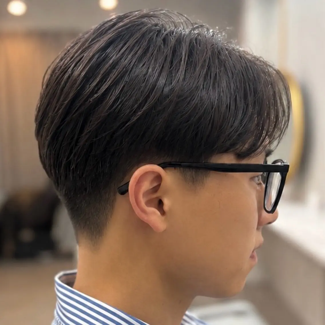 メンズ シースルーマッシュ 🍒毛流れ🖤アヤネのヘアスタイル