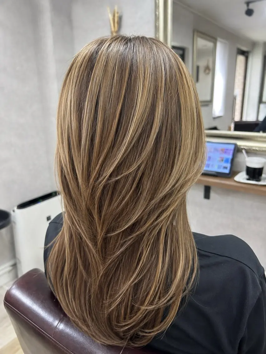 ロング カラー Lien 深井店のヘアスタイル