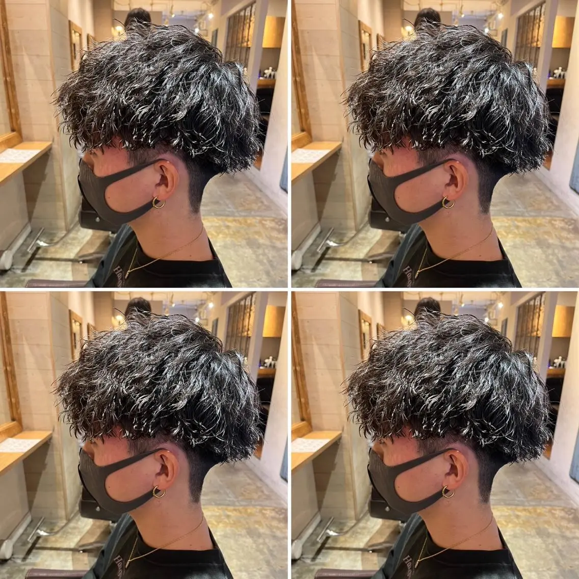 パーマ メンズ カット パーマ トリートメント ヘアセット メンズパーマ特化 望月謙二郎のヘアスタイル