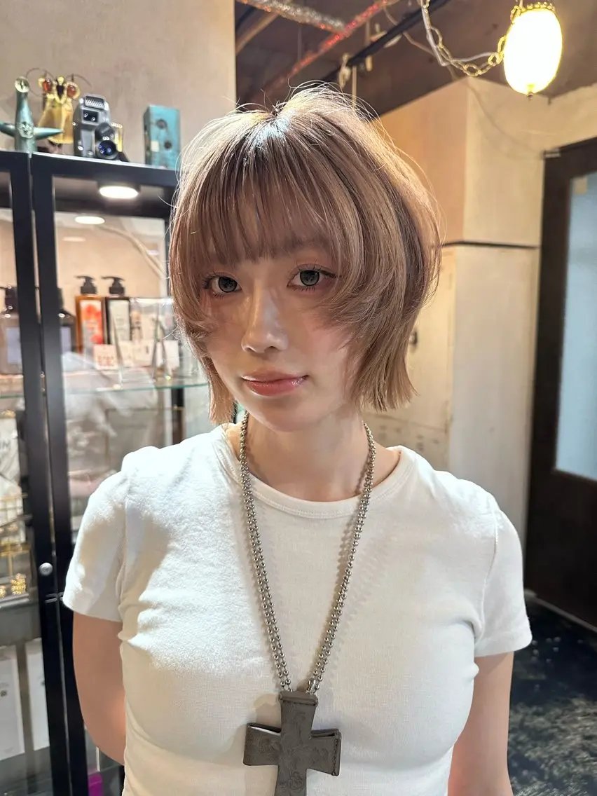 ショート カットモデル/カラー rionのヘアスタイル