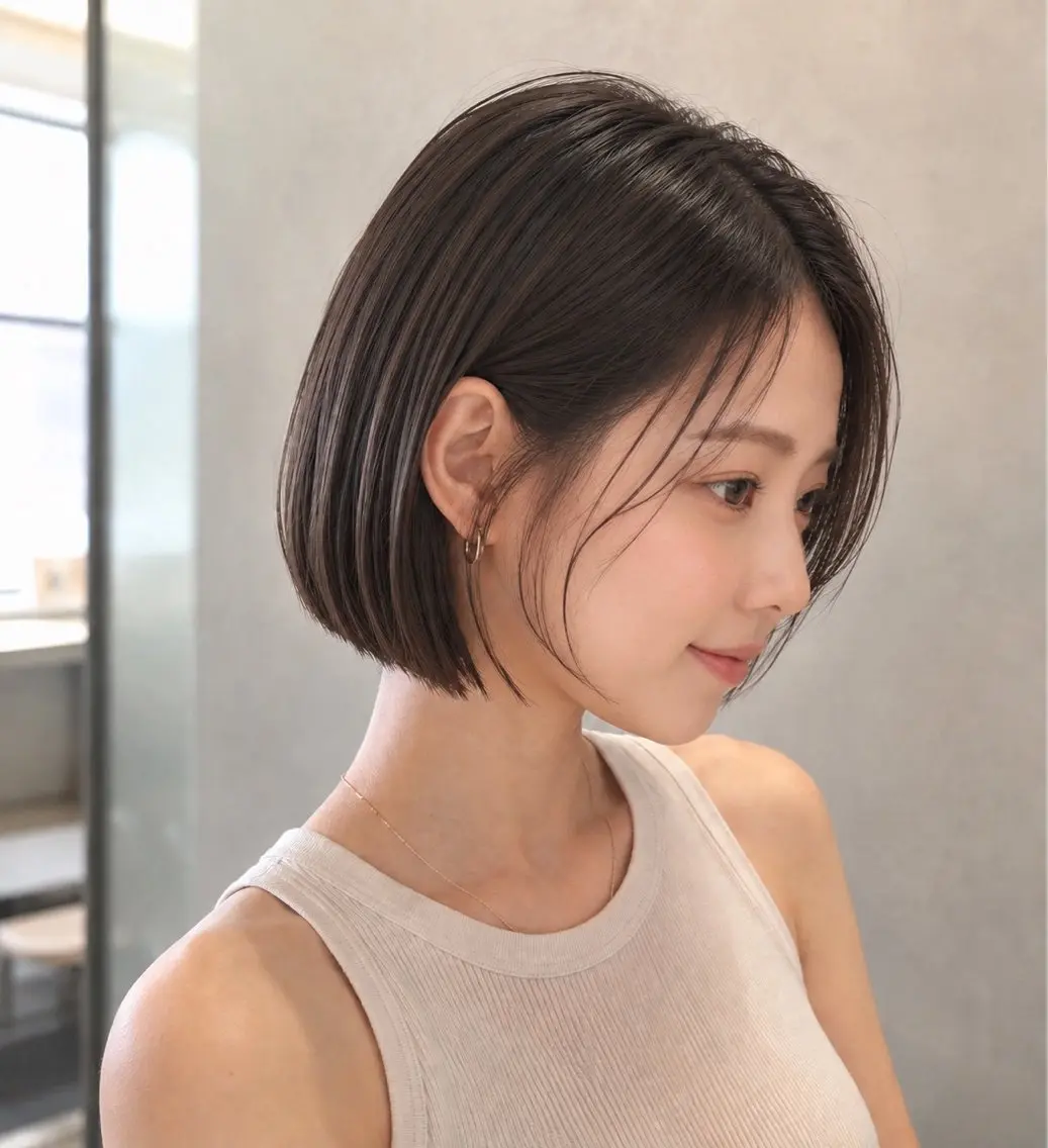 ショート カラー TheEct Q'n ໒꒱· ﾟななこのヘアスタイル