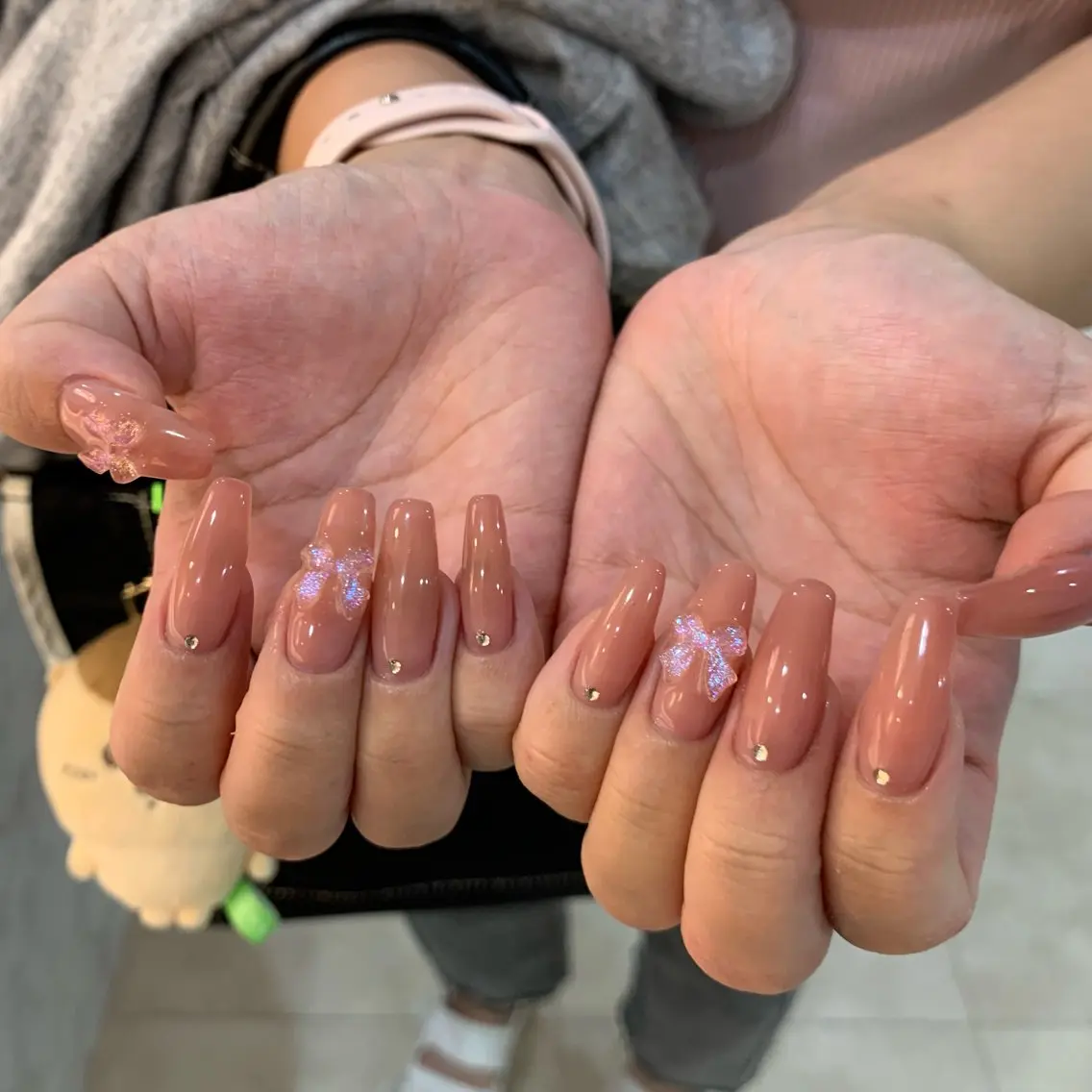 ネイル ハンドネイル フットネイル ゆびノさき茨木店 ニュアンス/アートのネイルデザイン