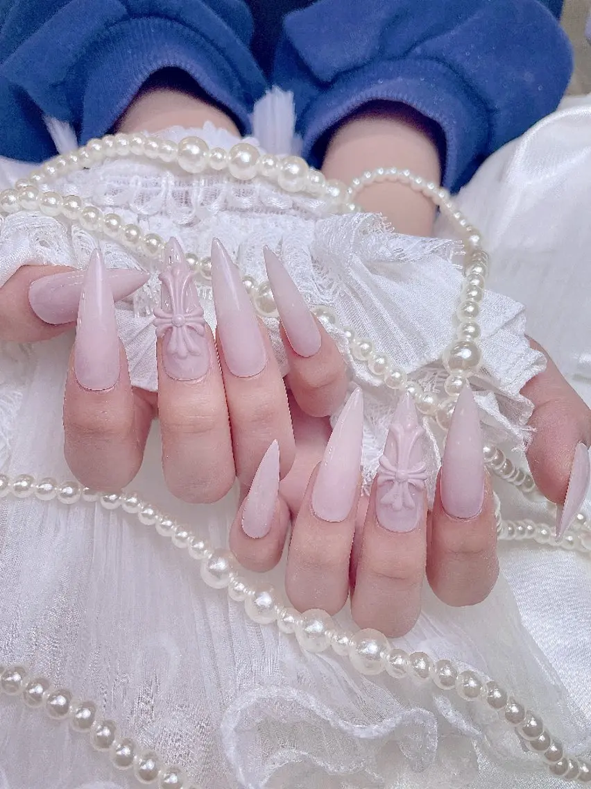 ネイル ハート 韓国ネイル バレンタイン ワンホンネイル 冬ネイル Melody 3D/スカルプ専門店のネイルデザイン