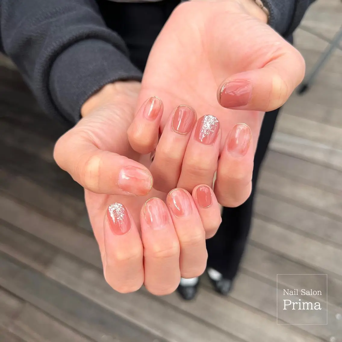 ミディアム ネイル SalonPrima 西院Nail&Eyeのネイルデザイン