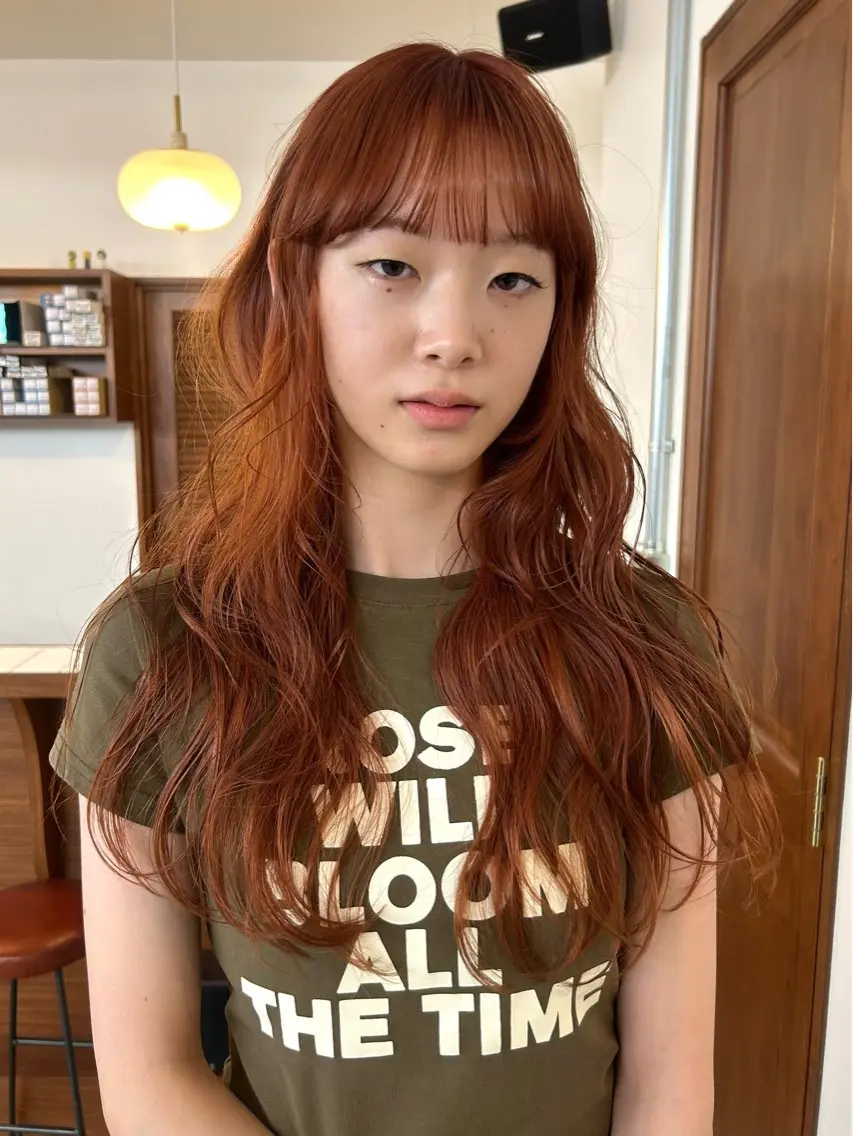 ロング カラー 大阪梅田/ イマムラミヅキのヘアスタイル