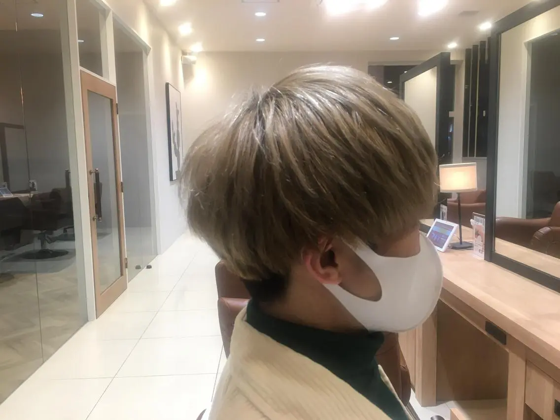 ショート カラー メンズ 望月 優斗のヘアスタイル