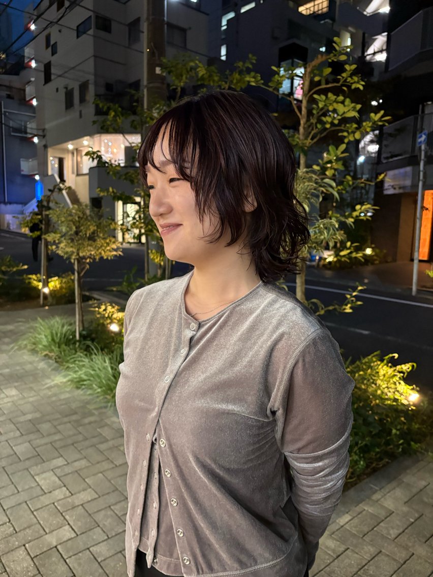 ミディアム カラー カット ヘアカラー eri kinjoのヘアスタイル