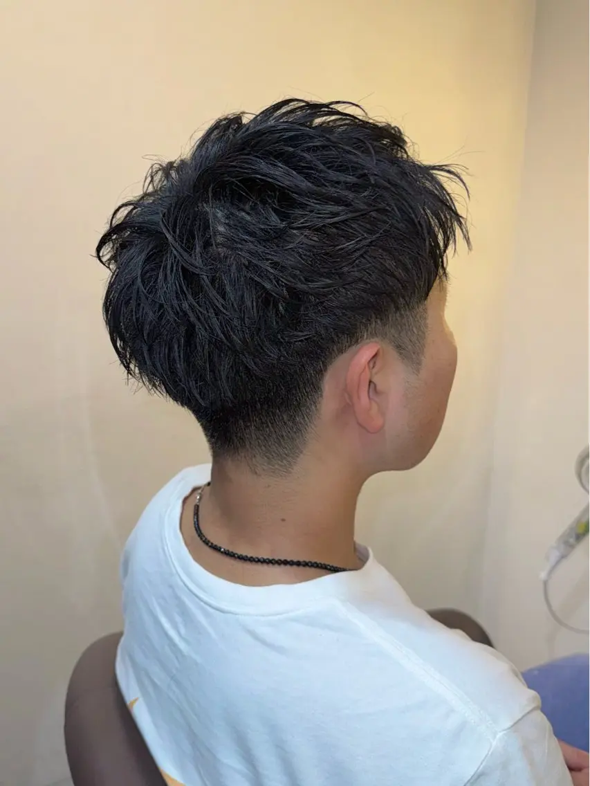 ショート メンズ メンズショート ショートヘア カット BEHIND THE CURTAIN りこのヘアスタイル