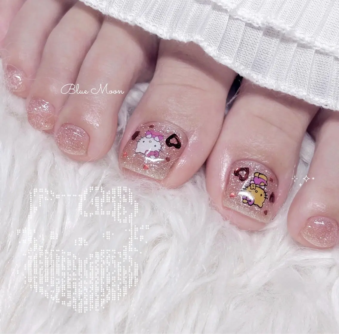 ネイル ハンドネイル フットネイル nail salon Blue Moonのネイルデザイン