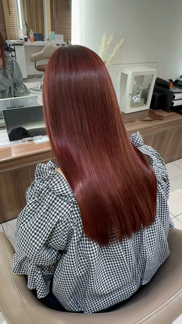ロング カラー 透明感カラー 北島亜弥/髪質改善 /カラーのヘアスタイル