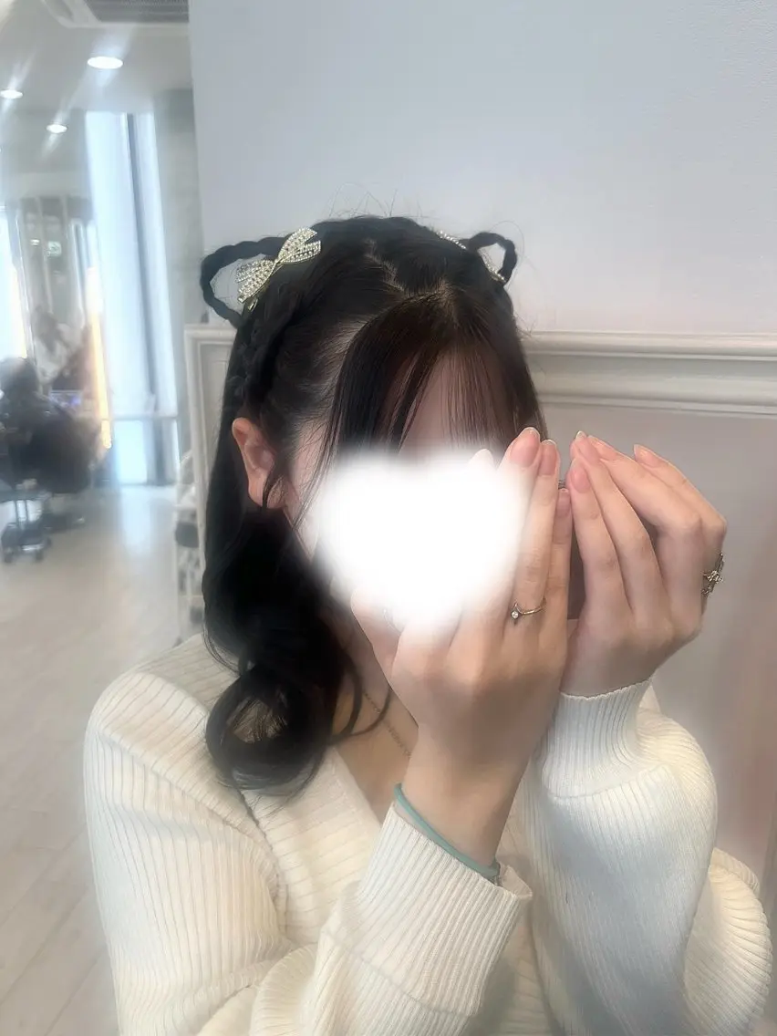 セミロング ヘアアレンジ ヘアセット Honoka /ヘアメ/艶カラーのヘアスタイル