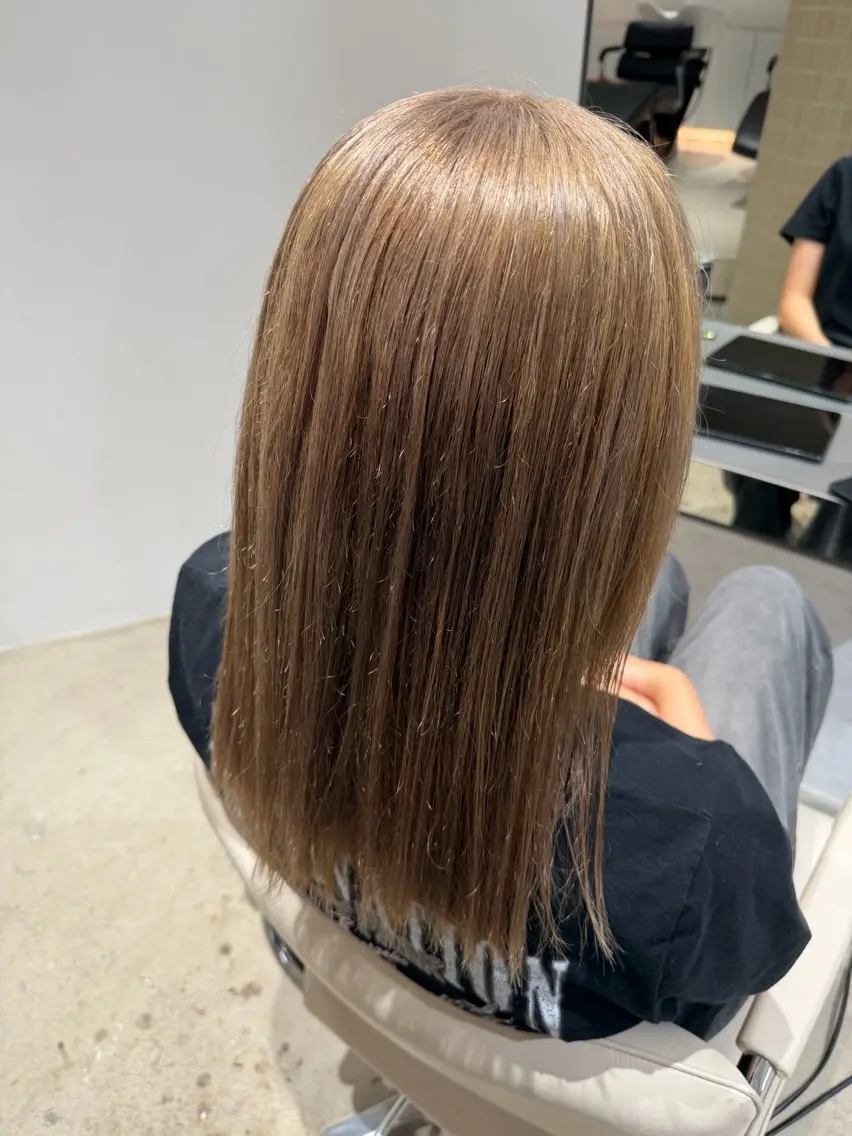 ヘアカラー ブリーチカラー💕 萌萌のヘアスタイル