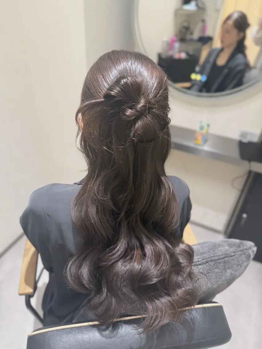 ヘアアレンジ ヘアセット 推し活・参列ヘア🎀 札幌ヘアセット専門のヘアスタイル