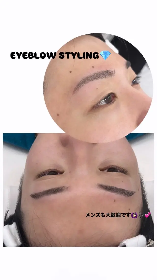 メンズ アイブロウ メンズアイブロウ 眉毛ワックス脱毛 BEAUTY GENE 脇之薗のマツエク・マツパデザイン