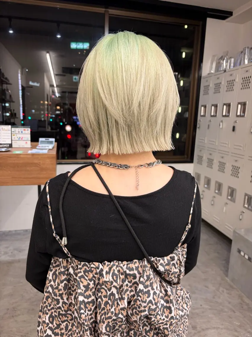 ショート カラー ヘアカラー 横浜/ブリーチ/ ダブルカラー/RINのヘアスタイル