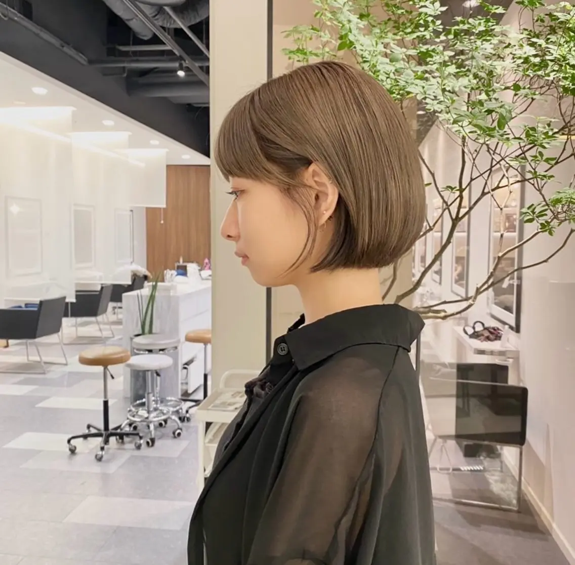 ショート 中原 優美のヘアスタイル