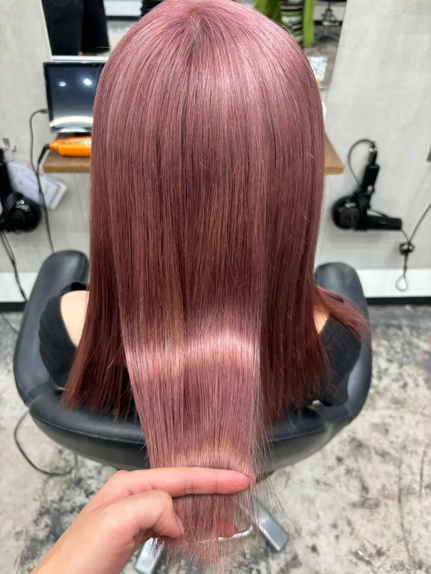 カラー ヘアカラー 🌸ムラ修正/ ブリーチゆずな 🌸のヘアスタイル
