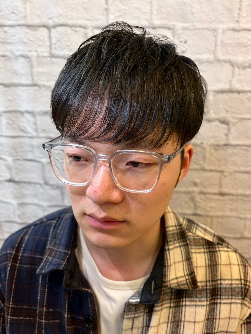 ミディアム メンズ 中島 菜智のヘアスタイル