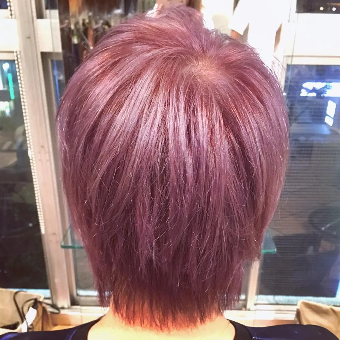 ミディアム カラー メンズ 熊谷 奈菜のヘアスタイル