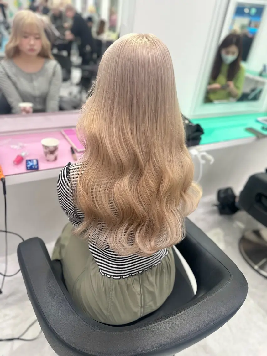 ロング カラー ヘアカラー トリートメント ♡ダブルカラー特化♡ miyuのヘアスタイル