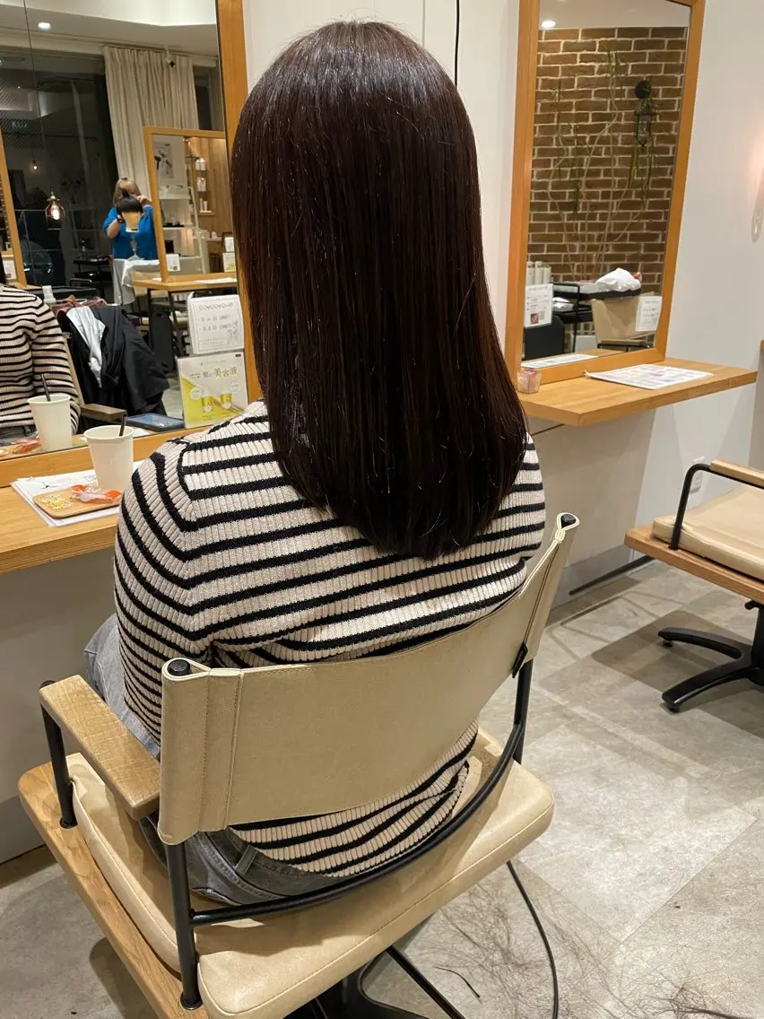 ロング 田中 ゆいかのヘアスタイル