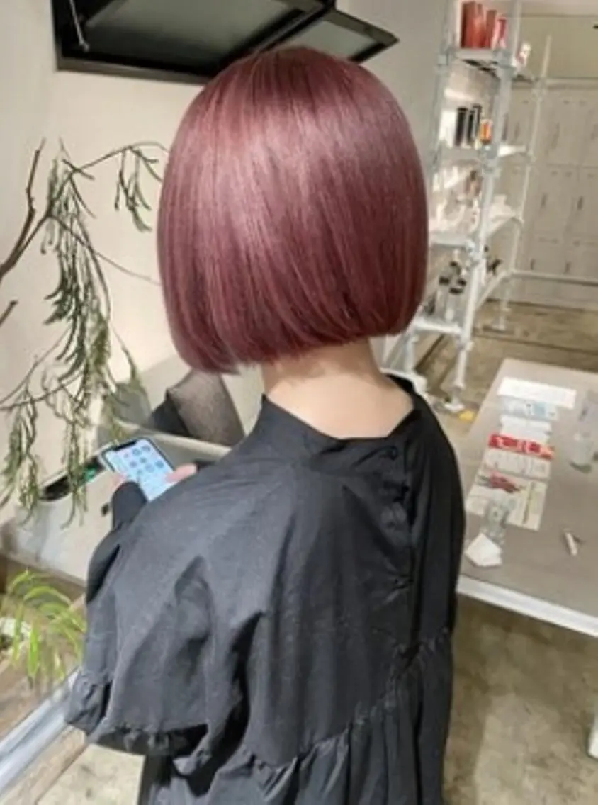 【当日駆け込み予約🙆🏻♀️🎀】口コミご協力いただける方⭐️ブリーチなしダブルカラー➕超音波トリートメント🫧の写真